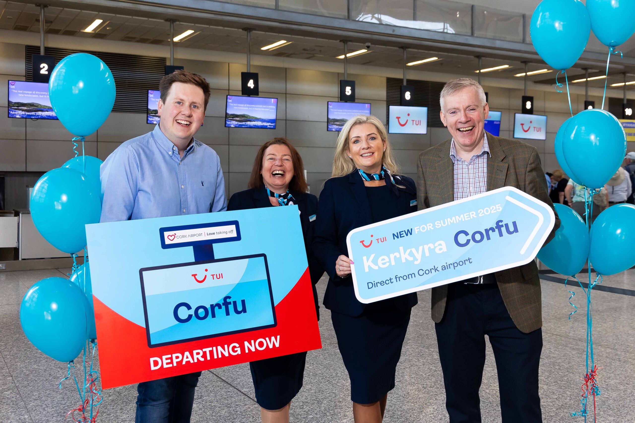 Cork Airport Launches New Direct Service to Corfu with TUI
