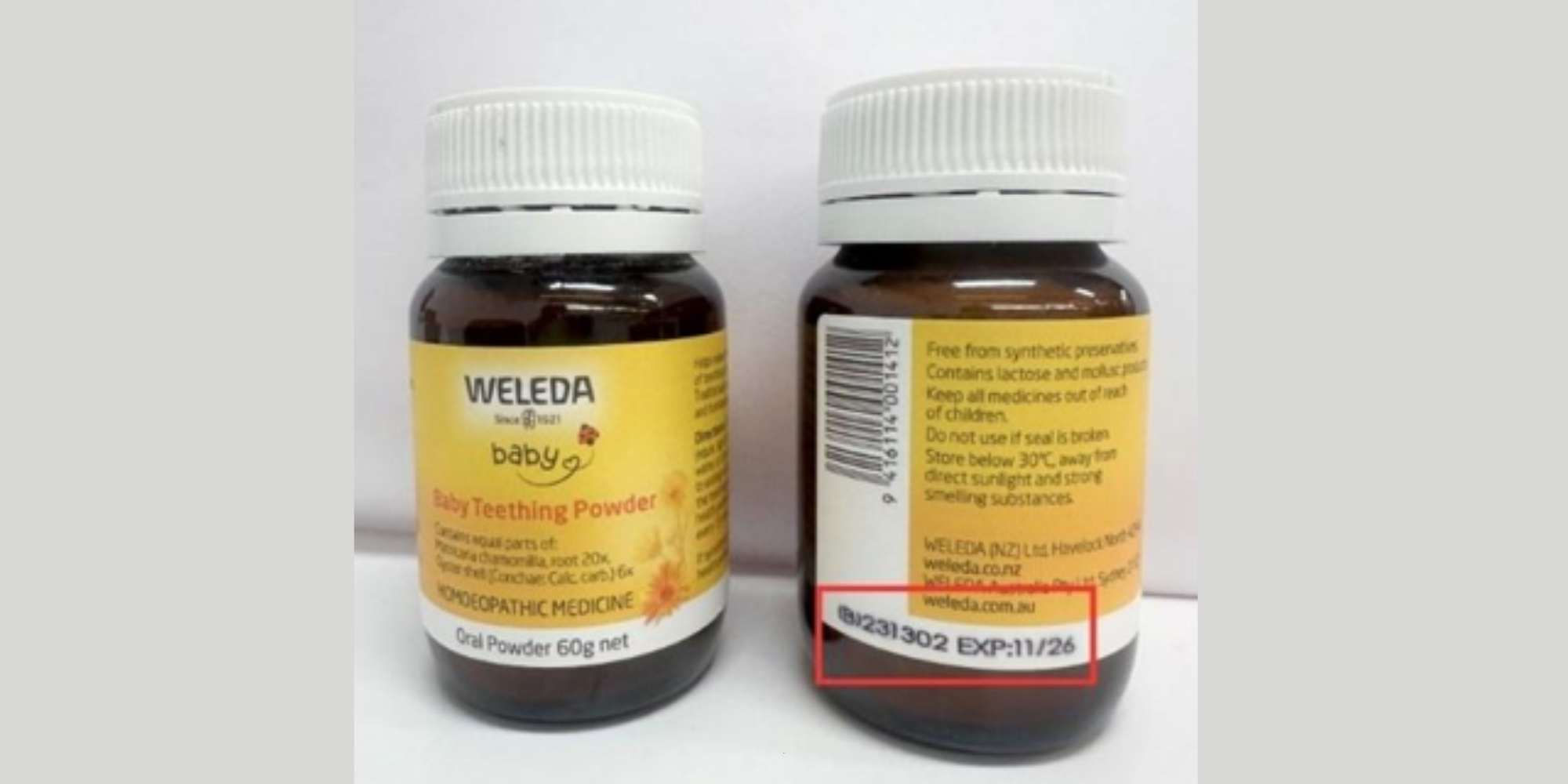 Urgent Product Recall: Glass Contamination Risk in Baby Teething Powder