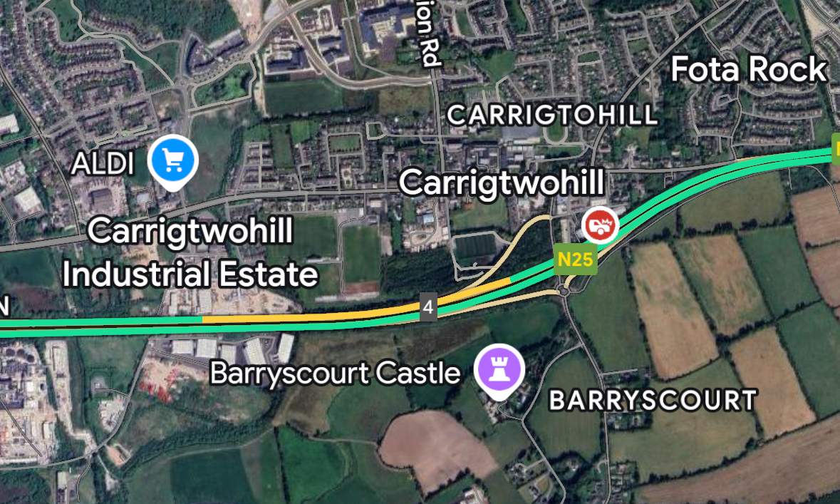 N25 Closed Following Serious Collision