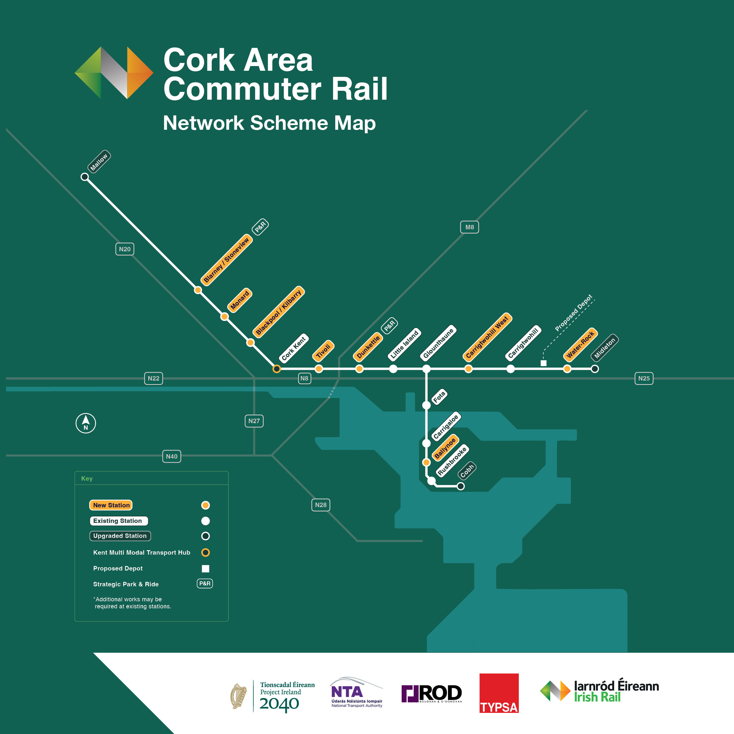 Eight New Rail Stations Proposed for Cork as €1 Billion Commuter Programme Enters Next Phase
