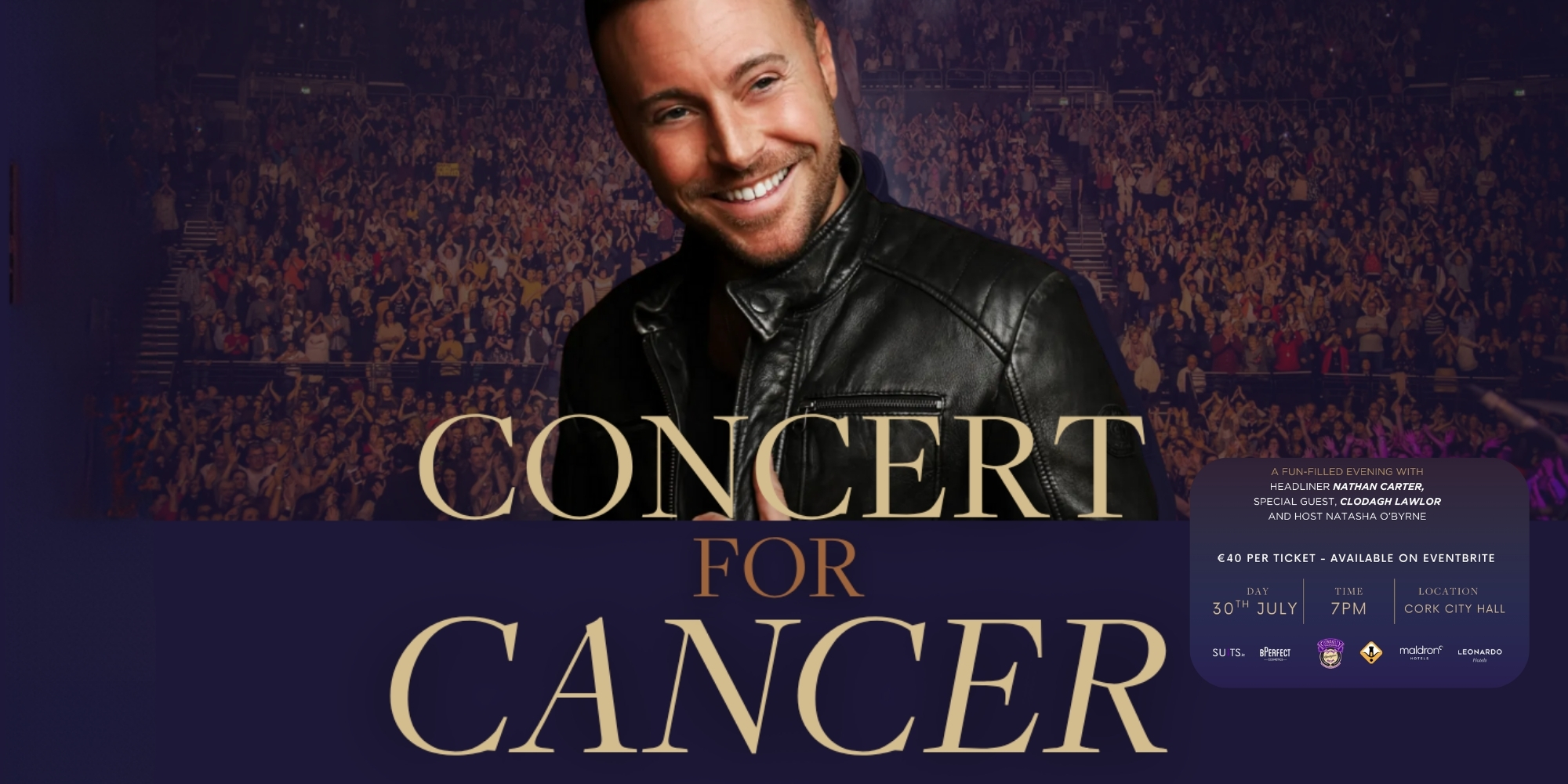 Nathan Carter to Headline Cancer Charity Concert at Cork City Hall