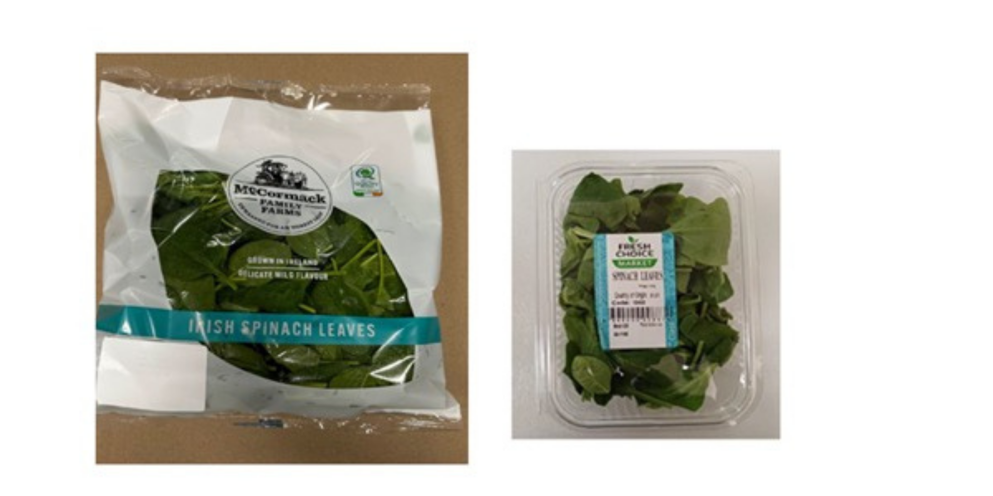 McCormack Farms Recall Update: Two More Spinach Products Added
