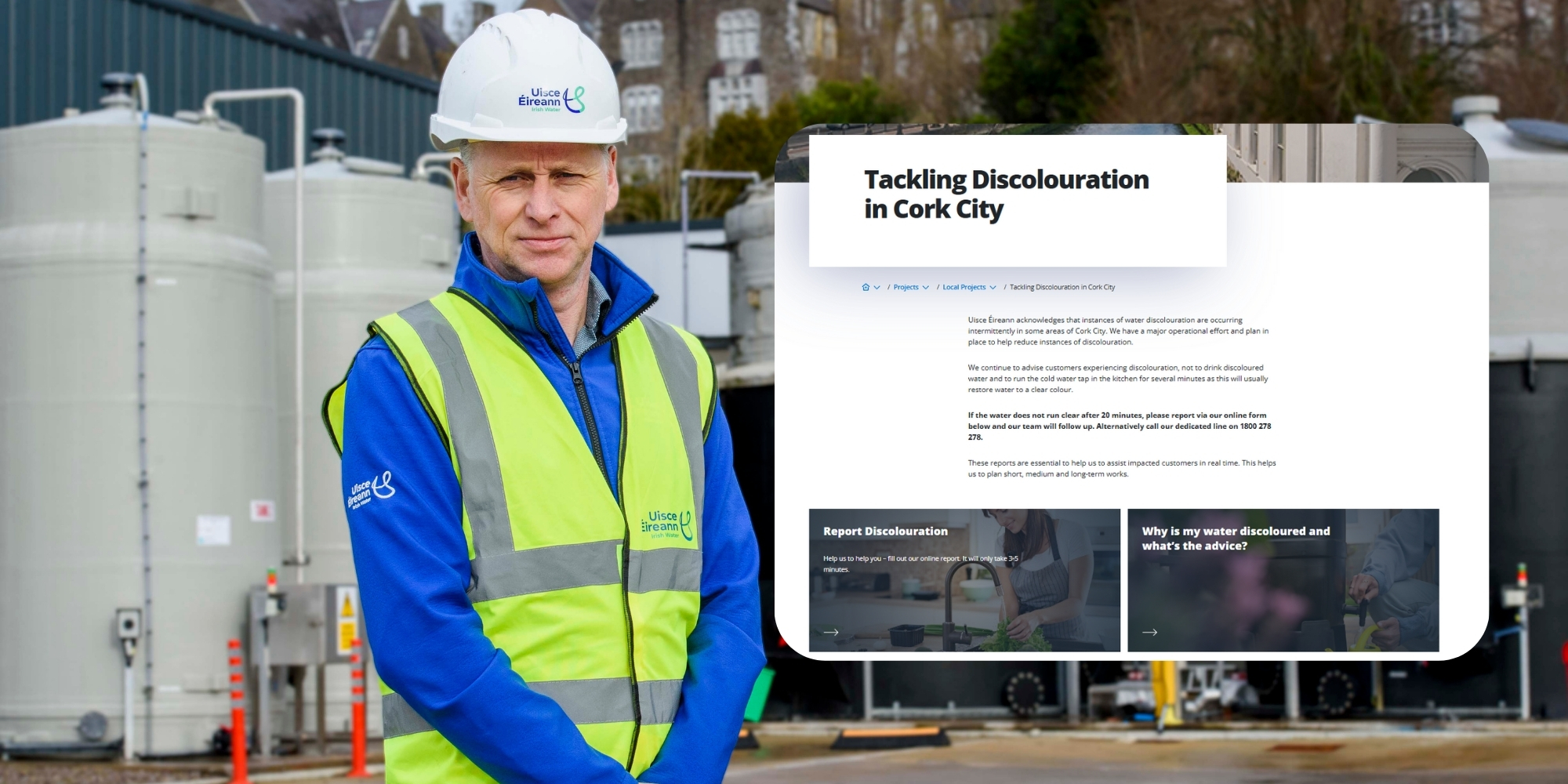 Cork Water Customers Get New Online Tool to Report Discolouration Issues