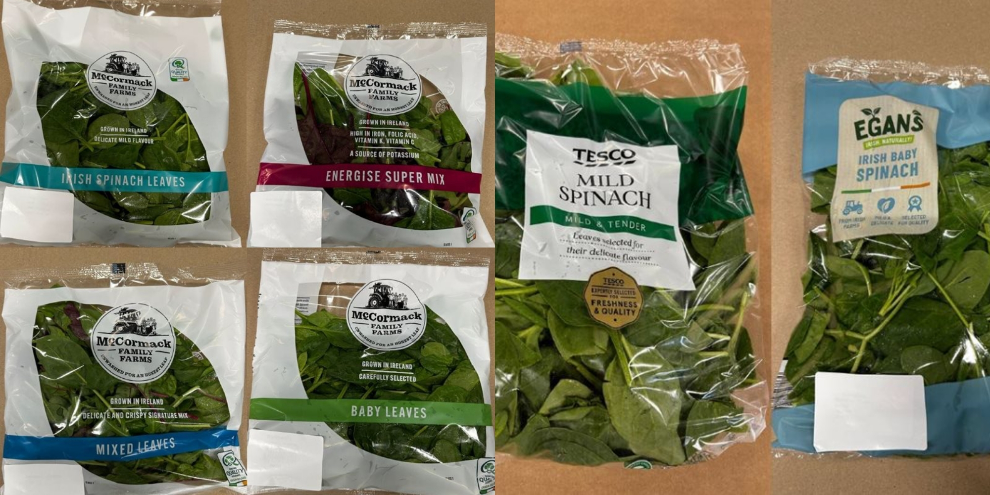 Fresh Produce Recall: Spinach and Mixed Leaves Withdrawn Over Listeria Detection
