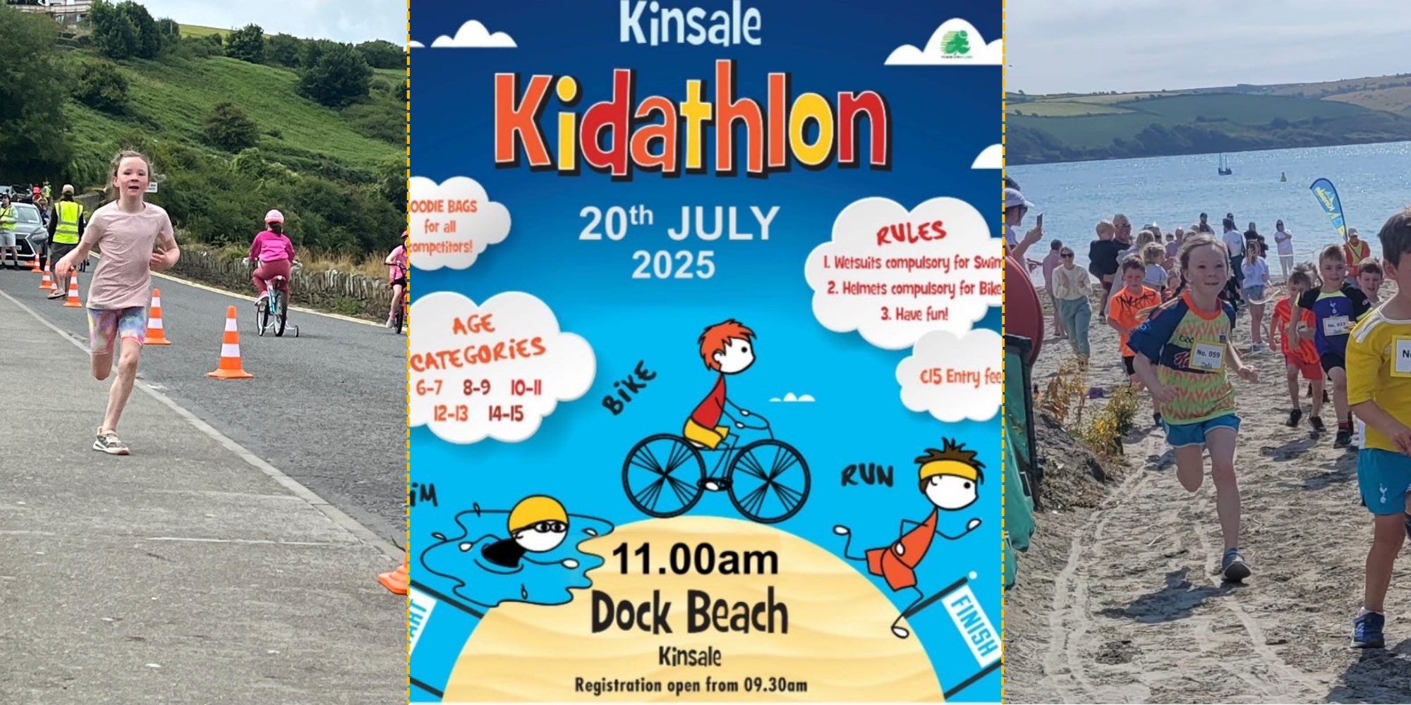 Kinsale Kidathlon Returns to Dock Beach This Sunday with Focus on Fun Over Competition