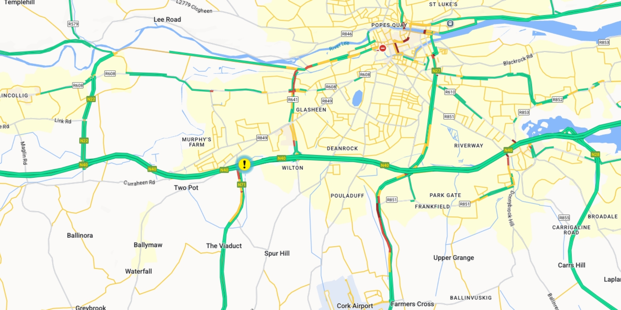 Multi-Vehicle Collision on N40 Eastbound