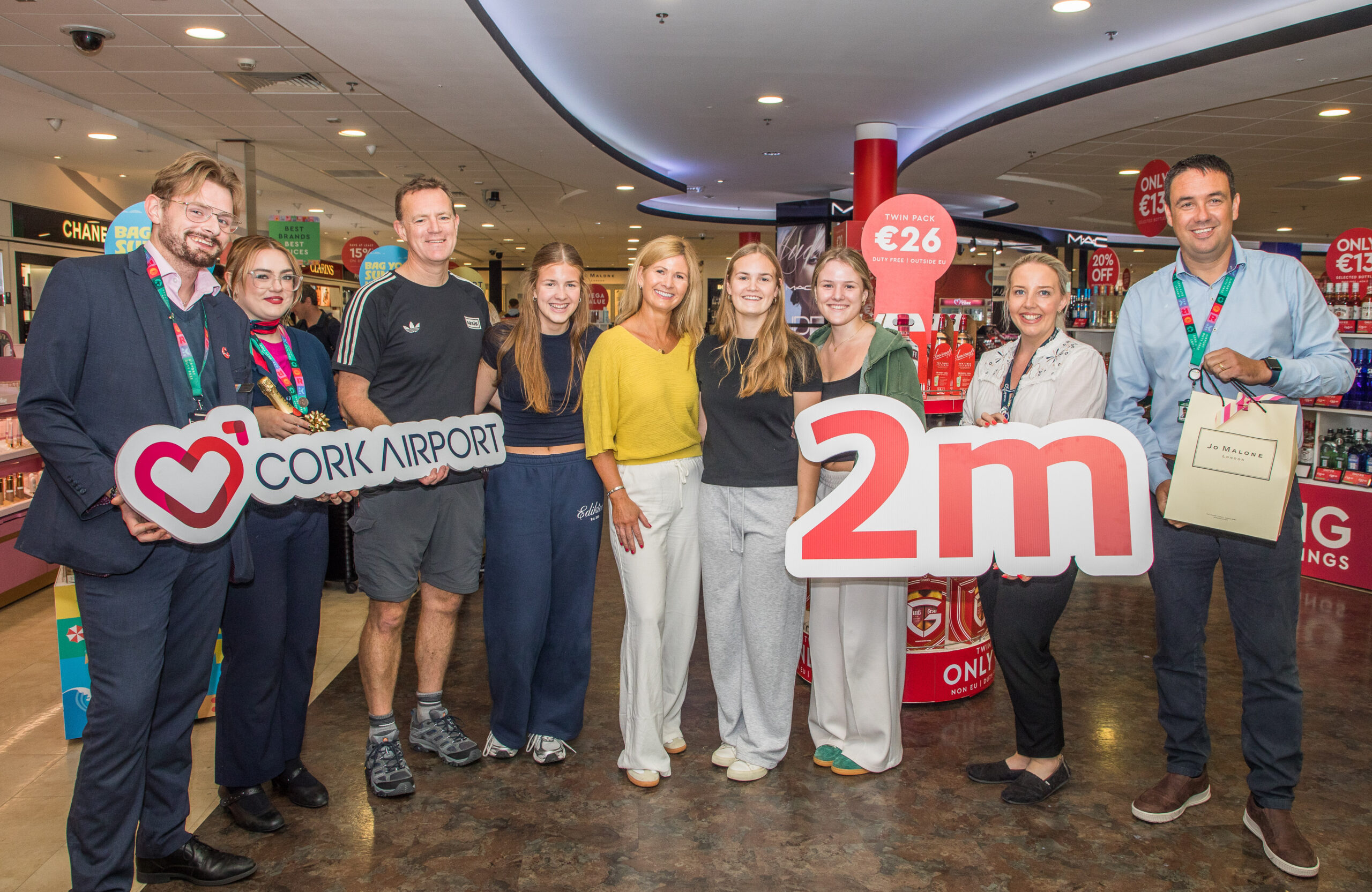 Cork Airport Hits Two Million Passengers a Month Earlier Than Last Year