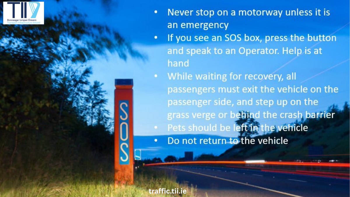 Stranded on Irish Motorways? Here's How to Use Emergency SOS Boxes