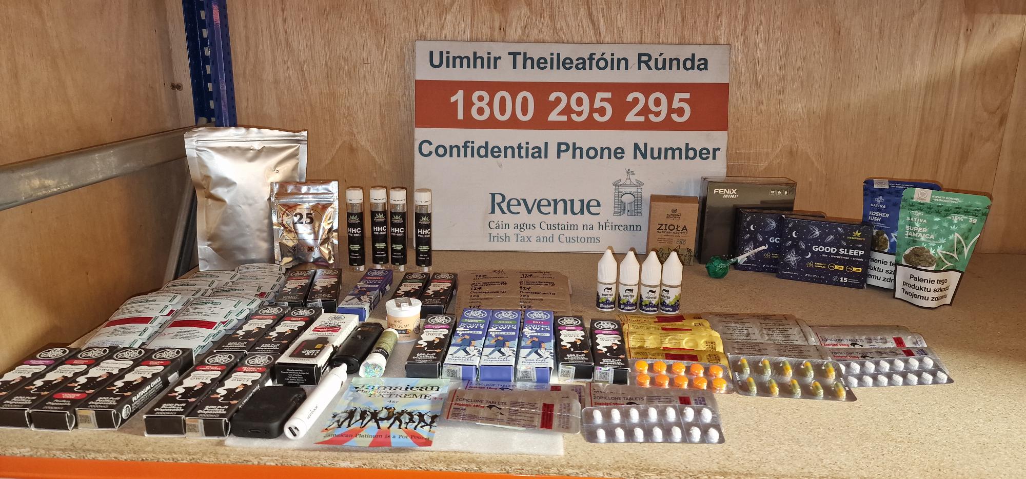 Revenue Seizes Over €2 Million in Contraband in Major Week-Long Operation