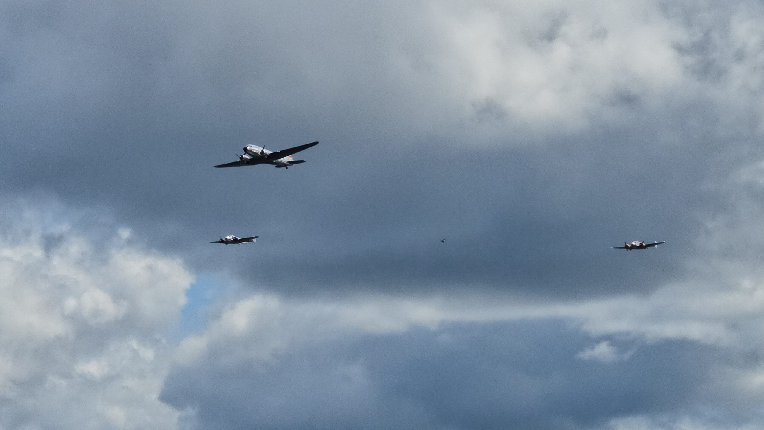 Historic DC-3 Aircraft Leads Spectacular Flyover of East Cork Coastline