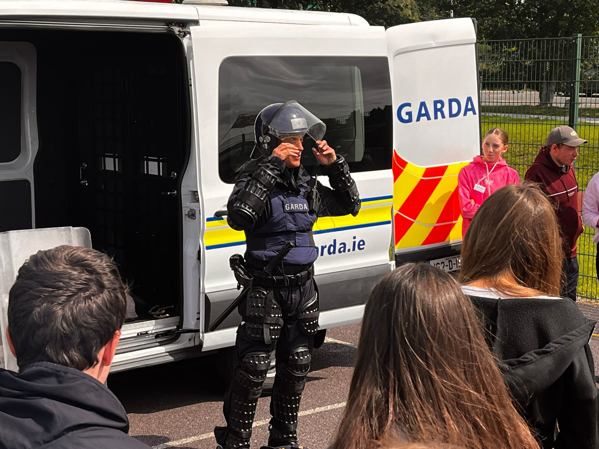 Gardaí and Fire Brigade Bring Summer Smiles to Midleton CBS Students
