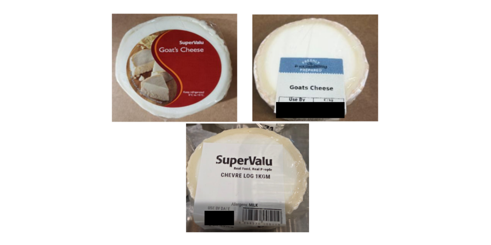 Urgent Recall: SuperValu Goat's Cheese Products May Contain Listeria