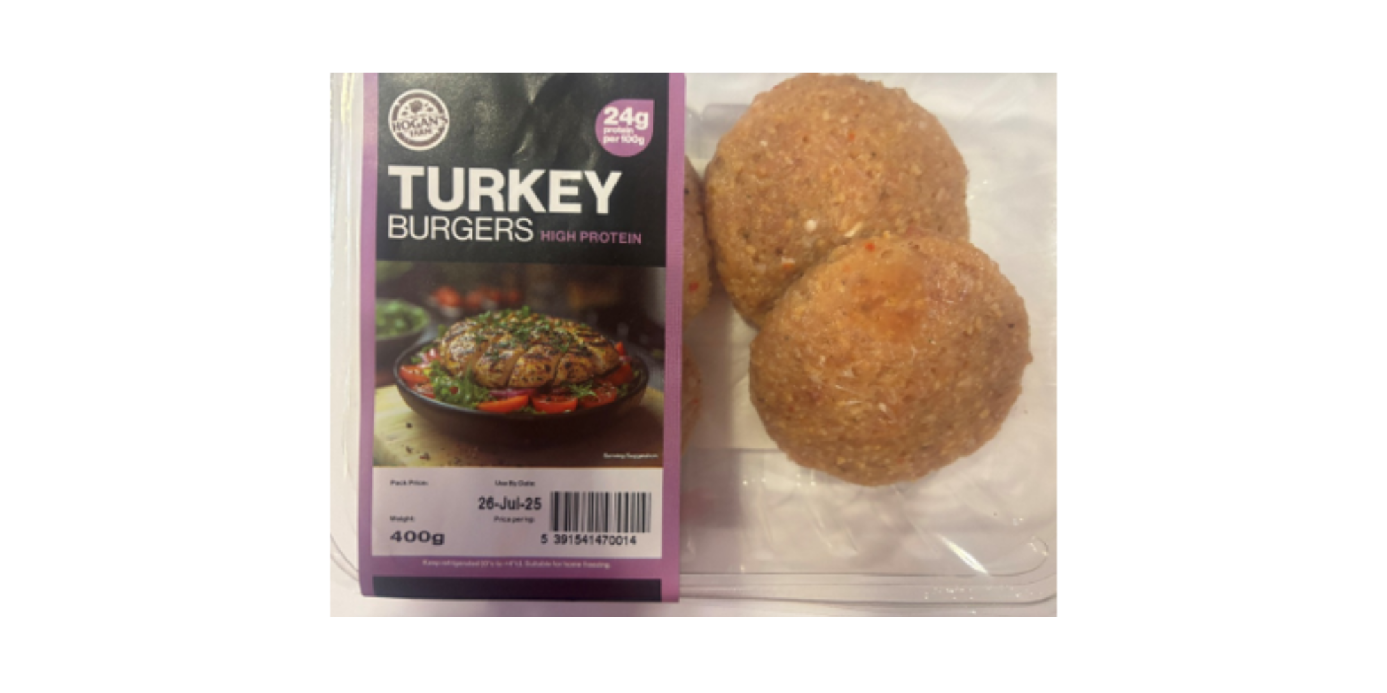 Urgent Recall: Hogan's Farm Turkey Burgers May Contain Salmonella