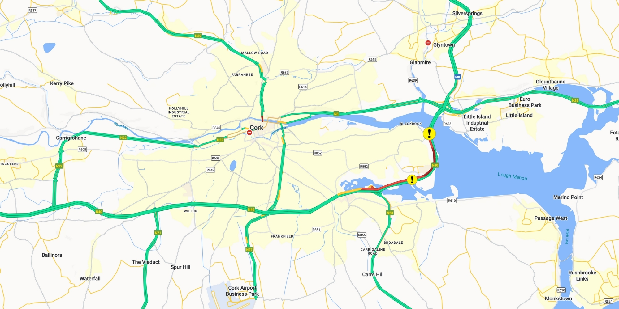 Multi-Vehicle Collision Causes Delays on N40 Eastbound