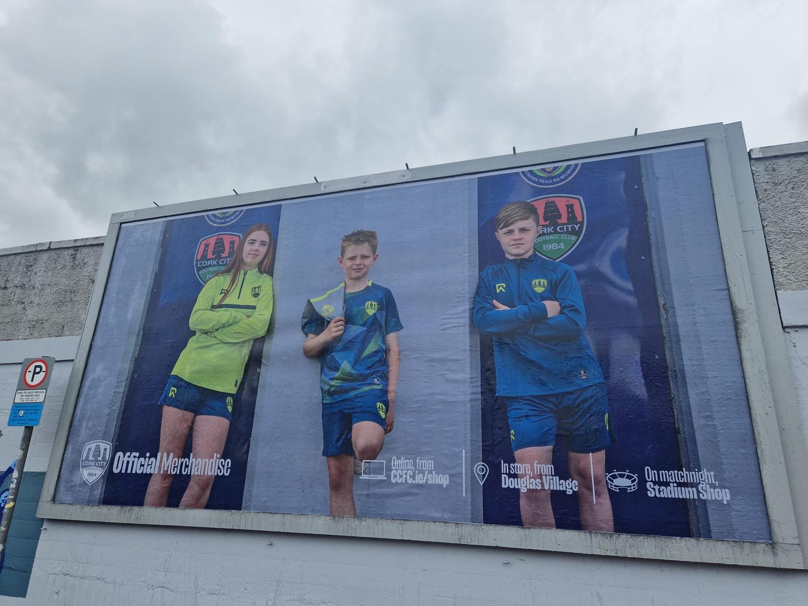 Cork City FC Offers Free Billboard Space to Local Charities at Turner's Cross