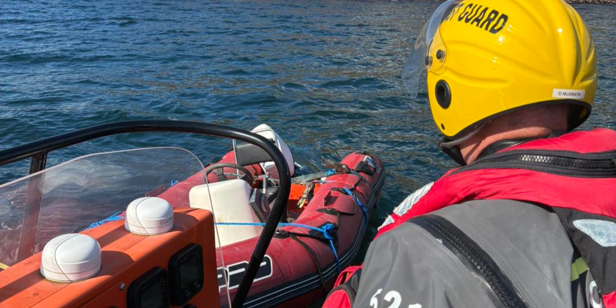 Coast Guard Units Rescue Grounded Boat at Trabolgan