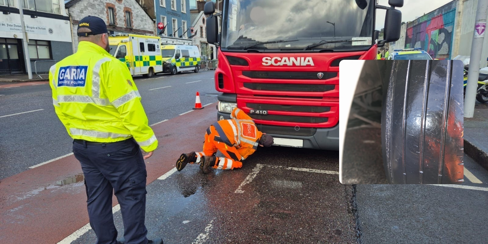 Multi-Agency Checkpoint Seizes Vehicles for Dangerous Tyre Defects in Cork City