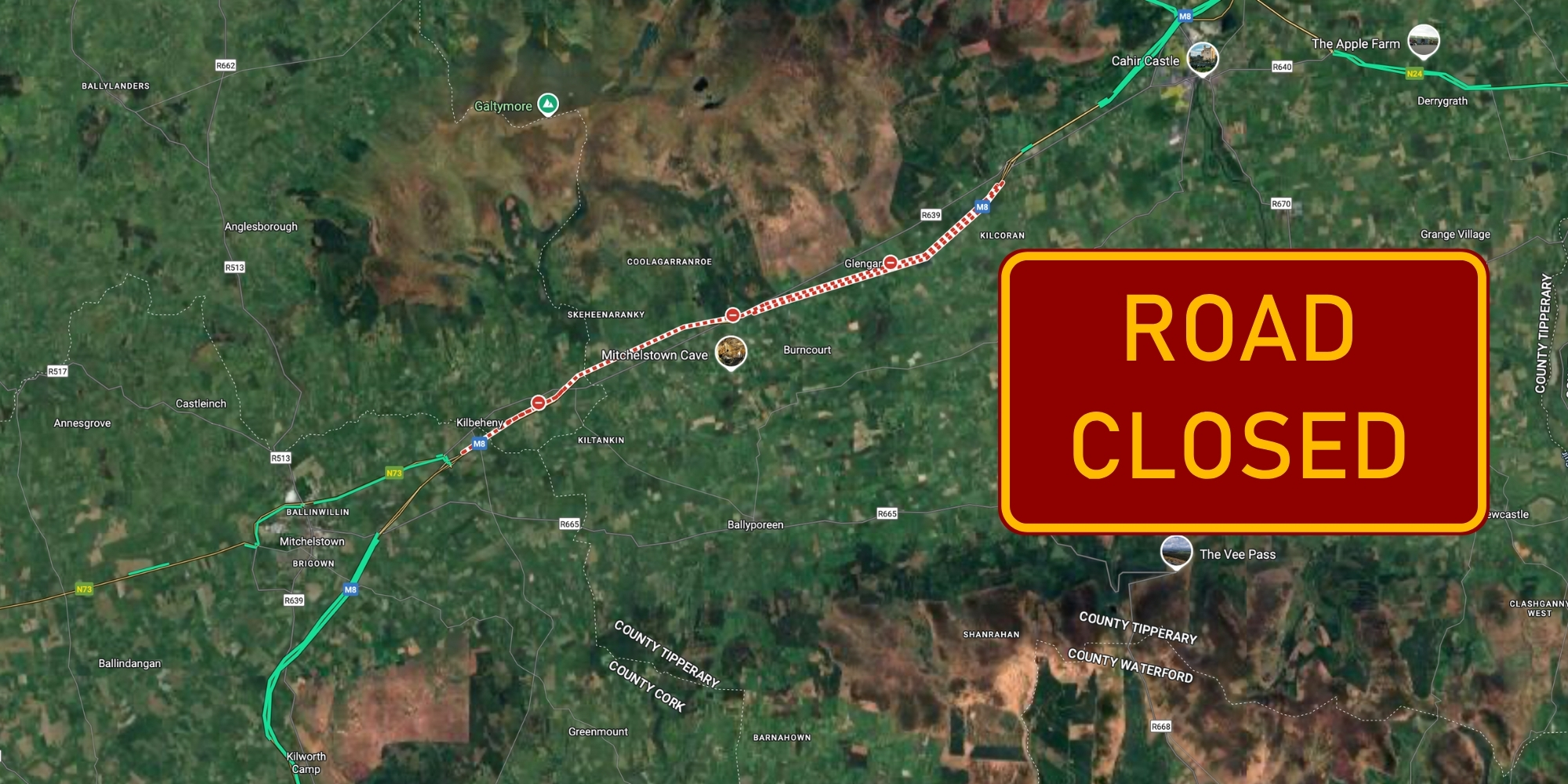 M8 Collision: Fatal Incident Confirmed Near Mitchelstown