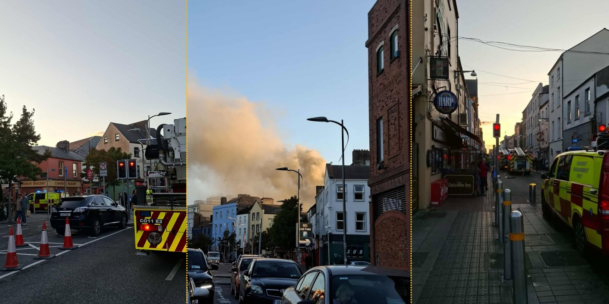Fire Incident Causes Disruption on Oliver Plunkett Street