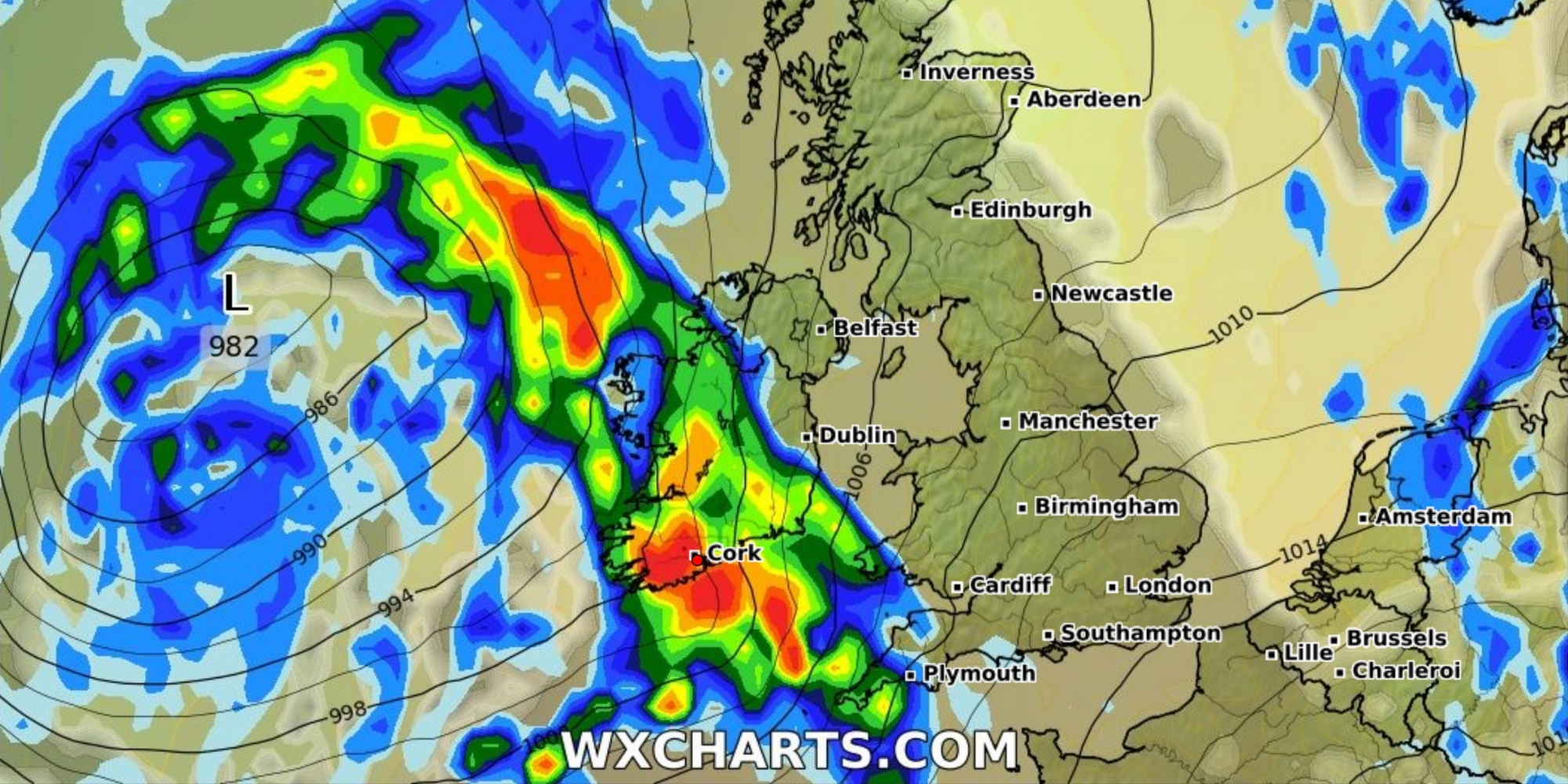 Weekend Weather Outlook: Heavy Rain and Flooding Risk for Cork and Munster