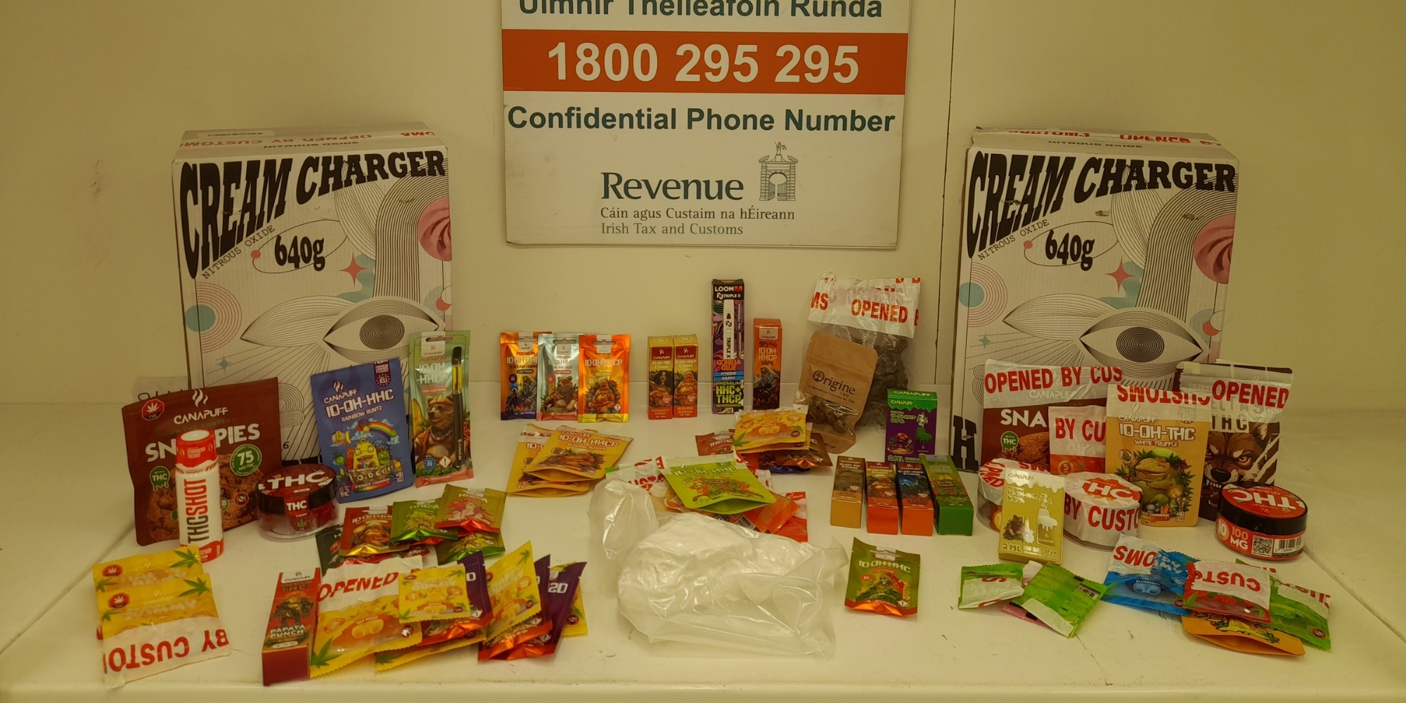 Revenue Seizes Over €262,500 in Contraband During Week-Long Operation